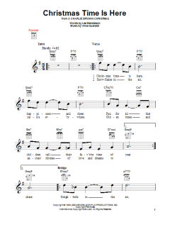 Christmas Time Is Here von Lee Mendelson (Download) 