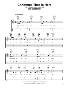 Christmas Time Is Here von Lee Mendelson (Download) 