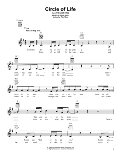 Circle Of Life von Elton John (Download) 