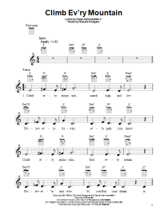 Climb Ev'ry Mountain von Richard Rodgers (Download) 