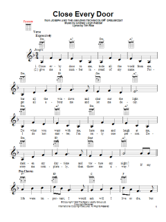 Close Every Door von Tim Rice (Download) 
