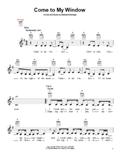 Come To My Window von Melissa Etheridge (Download) 