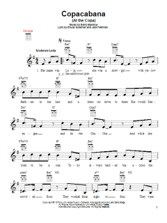 Copacabana von Barry Manilow (Download) 