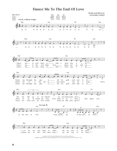 Dance Me To The End Of Love von Madeleine Peyroux (Download) 