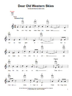 Dear Old Western Skies von Gene Autry (Download) 