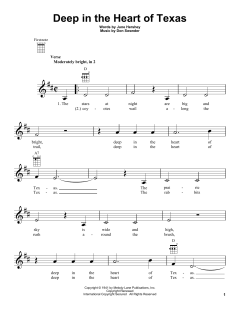 Deep In The Heart Of Texas von Bing Crosby (Download) 