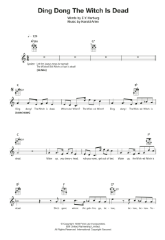 Ding-Dong! The Witch Is Dead von Harold Arlen (Download) 
