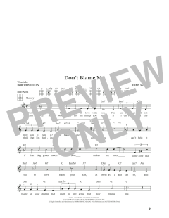 Don't Blame Me von Dorothy Fields (Download) 