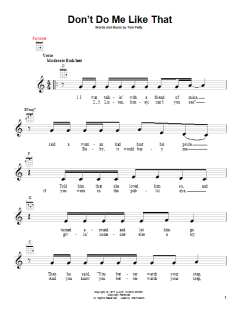 Don't Do Me Like That von Tom Petty (Download) 