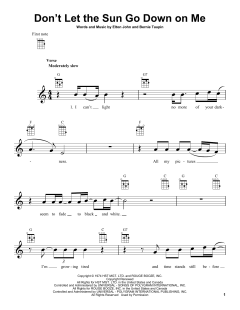 Don't Let The Sun Go Down On Me von Elton John (Download) 