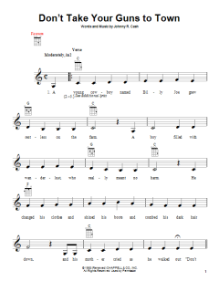 Don't Take Your Guns To Town von Johnny Cash (Download) 
