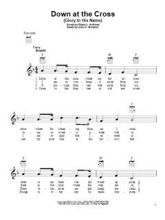 Down At The Cross von Elisha A. Hoffman (Download) 
