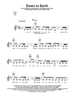 Down To Earth von Justin Bieber (Download) 