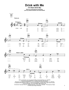 Drink With Me von Alain Boublil (Download) 