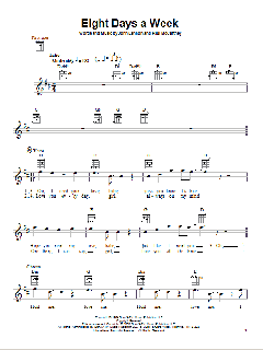 Eight Days A Week von The Beatles (Download) 