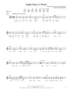 Eight Days A Week von The Beatles (Download) 