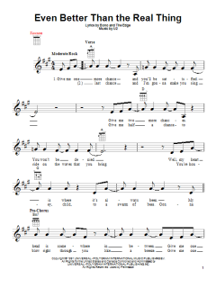 Even Better Than The Real Thing von U2 (Download) 