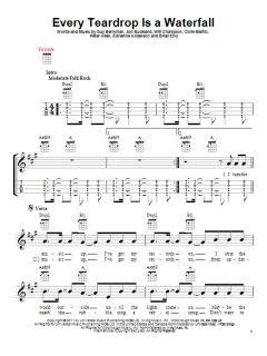 Every Teardrop Is A Waterfall von Coldplay (Download) 