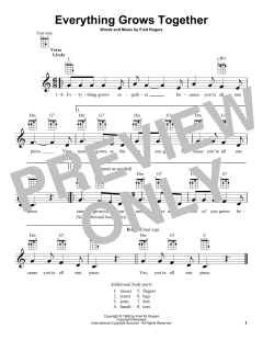 Everything Grows Together von Fred Rogers (Download) 