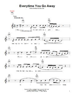 Everytime You Go Away von Paul Young (Download) 