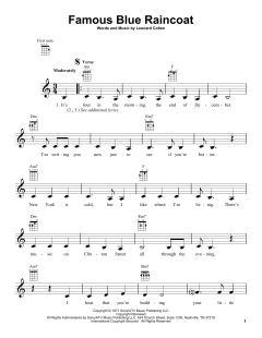 Famous Blue Raincoat von Leonard Cohen (Download) 