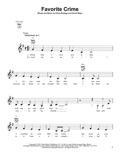 favorite crime von Olivia Rodrigo (Download) 