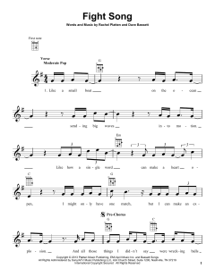 Fight Song von Rachel Platten (Download) 