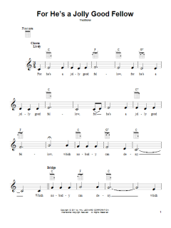 For He's A Jolly Good Fellow von Traditional (Download) 