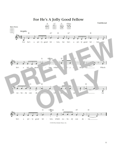 For He's A Jolly Good Fellow von Traditional (Download) 