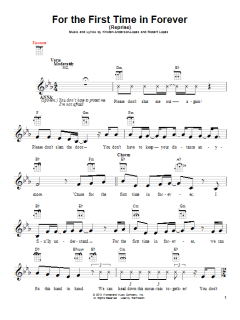 For The First Time In Forever von Robert Lopez (Download) 