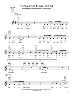 Forever In Blue Jeans von Neil Diamond (Download) 