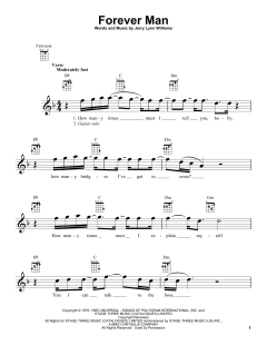 Forever Man von Eric Clapton (Download) 