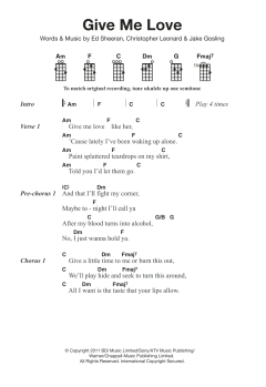 Give Me Love von Ed Sheeran (Download) 