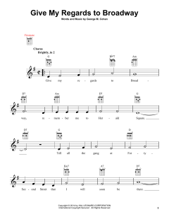Give My Regards To Broadway von George M. Cohan (Download) 