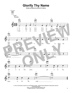 Glorify Thy Name von Donna Adkins (Download) 