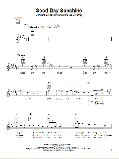 Good Day Sunshine von The Beatles (Download) 