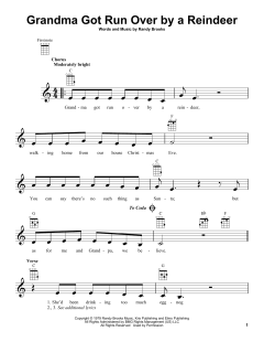 Grandma Got Run Over By A Reindeer von Randy Brooks (Download) 