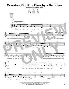 Grandma Got Run Over By A Reindeer von Randy Brooks (Download) 