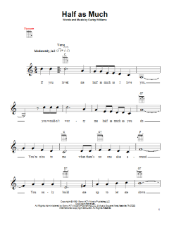 Half As Much von Patsy Cline (Download) 