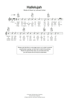 Hallelujah von John Cale (Download) 