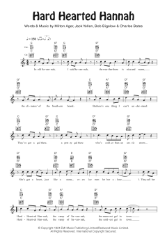 Hard Hearted Hannah von Bob Bigelow (Download) 