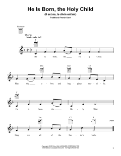 He Is Born, The Holy Child von Traditional French Carol (Download) 