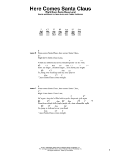 Here Comes Santa Claus von Gene Autry (Download) 