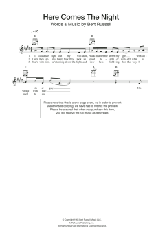 Here Comes The Night von Them (Download) 