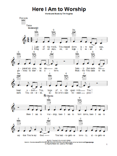 Here I Am To Worship von Tim Hughes (Download) 