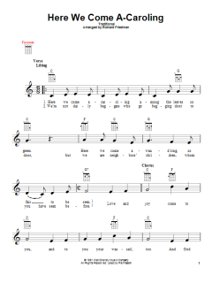 Here We Come A-Caroling von Traditional (Download) 