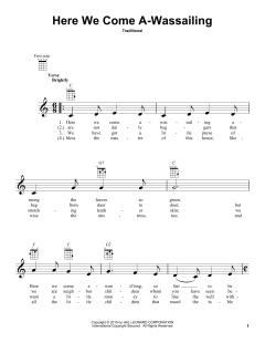Here We Come A-Wassailing von Traditional (Download) 