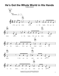 He's Got The Whole World In His Hands von Traditional Spiritual (Download) 