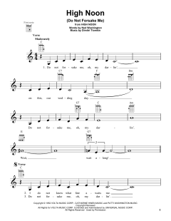 High Noon von Ned Washington (Download) 