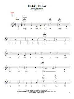 Hi-Lili, Hi-Lo von Bronislau Kaper (Download) 